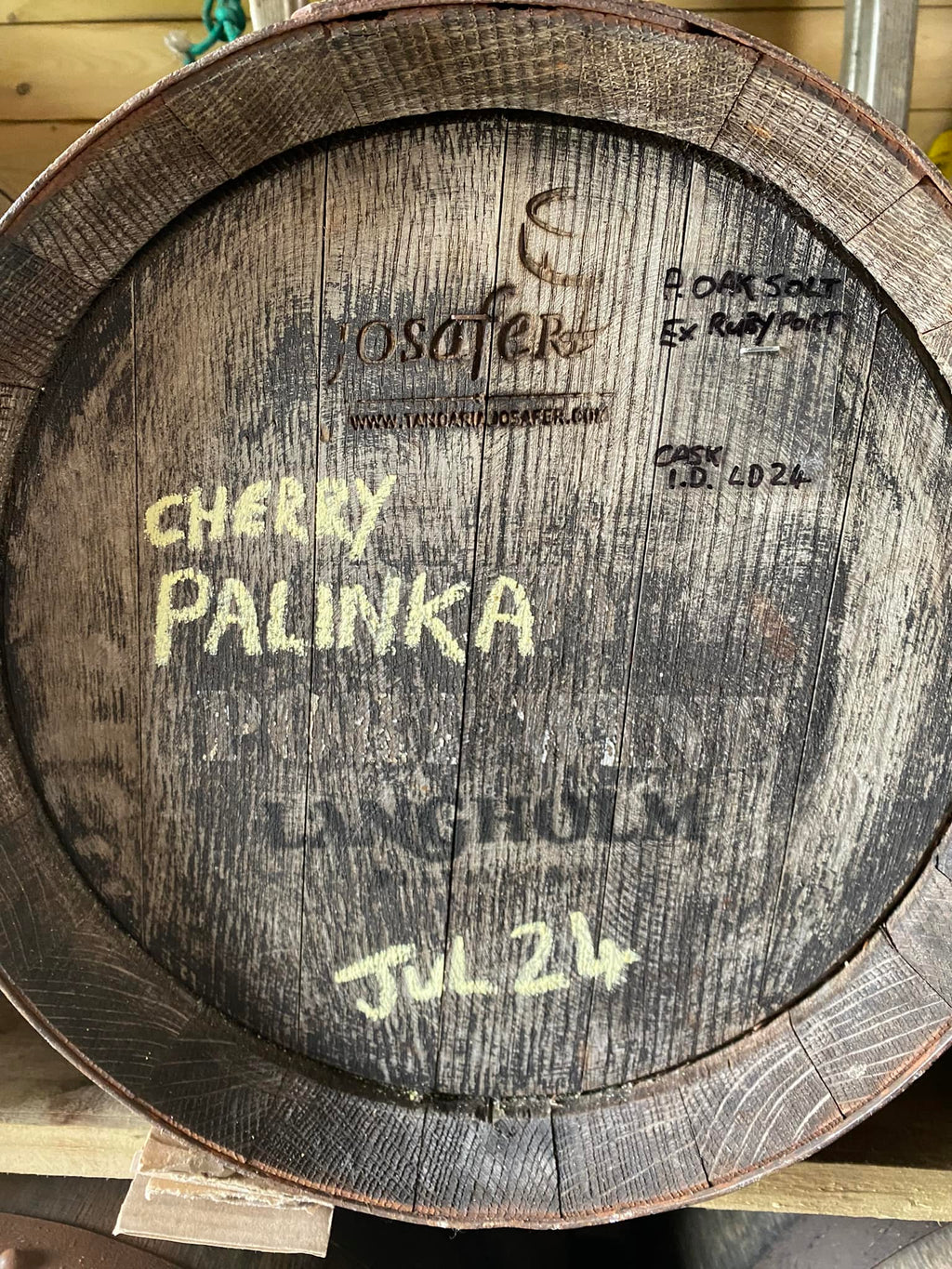 Cherry Pálinka ( Portuguese Oak Aged ) 500ml